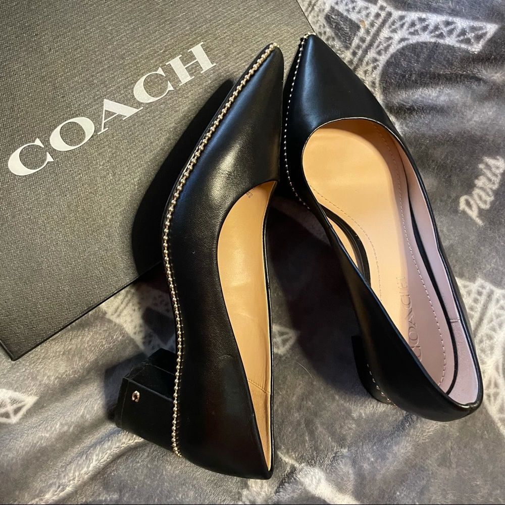 Barely used coach shoes